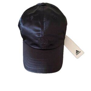 Adidas sleek black baseball cap NWT